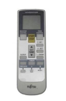 Model AR-REM1U Fujitsu Remote Control for ASU9RLS3Y ASU12RLS3Y ASU15RLS3Y 