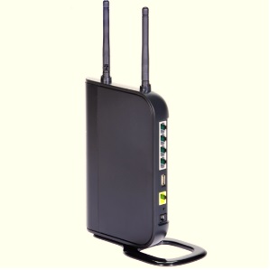 Router with antenna